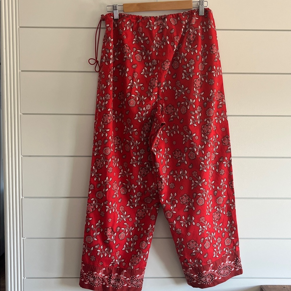 Beverly Hills Polo Club Red Patterned Lounge Pants - Picture 5 of 5